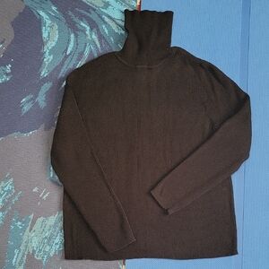 Faded Glory Women's Black Turtleneck Sweater